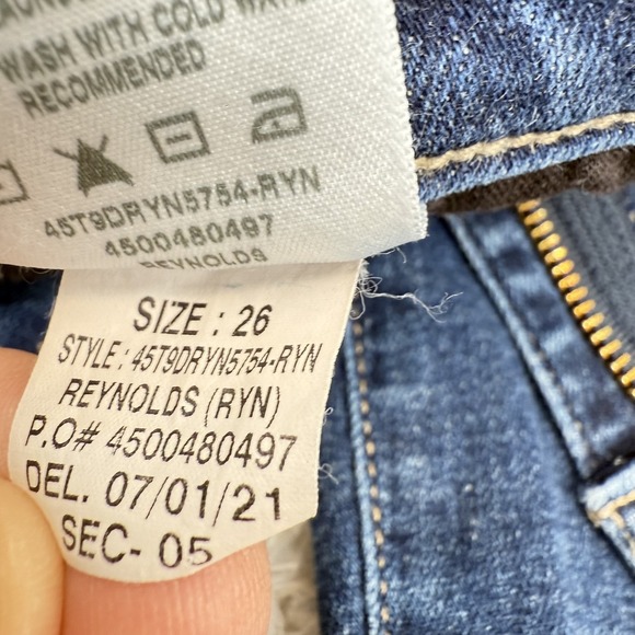 Joes Jeans High Rise Skinny Jeans Womens 26 Denim Stretch Reynolds RYN Classic M - Picture 12 of 13